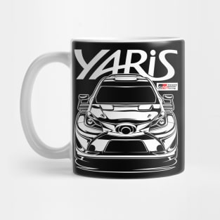 WRC Toyota Yaris Gazoo Racing (White Print) Mug